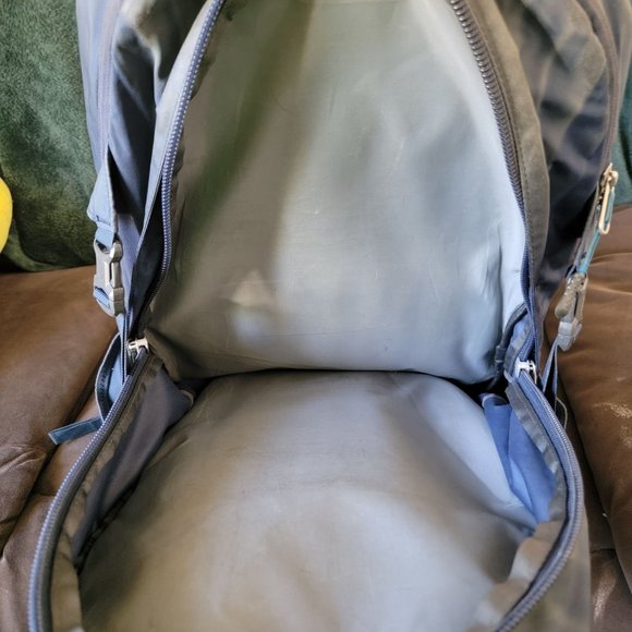 The North Face Backpack Surge Flexvent Dark Blue Hiking Laptop School Camping - Picture 8 of 10